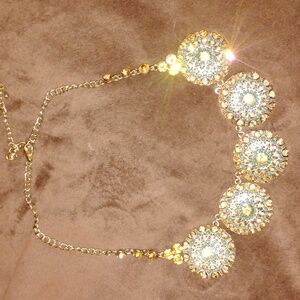 Turquoise Medallion Choker Necklace